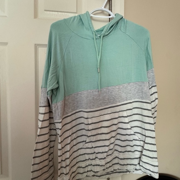 Market & Spruce Sweaters - Market & Spruce Mint Hoodie